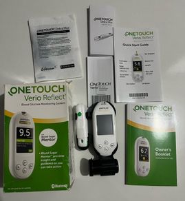 One Touch Verio Reflect Blood Glucose Monitoring System meters blood sugar diabetes with Bluetooth