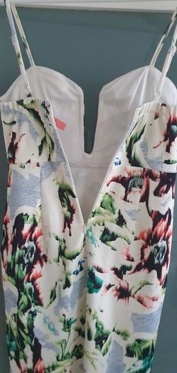 Blossom floral plunge dress Sz 12