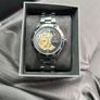 Dante II | Black Skeleton Watch with Gold-tone Movement Image 2