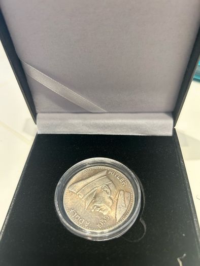 Ww2 Mark German Coin  Hitler Luftwaffe Swastika Nazi Warplane  Reichsmark