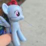 Rainbow Dash Brushable Figure Sparkle Glitter MLP G4 My Little Pony 2010 Image 4