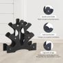 Dumbbell Stand 3 Tier- Dumbbell Rack Stand(Dumbbells Not Included), Dumbbell Rack Storage PP Triangular Dumbbell Weight Stand Storage Accessories for Home Gym Exercise Image 5