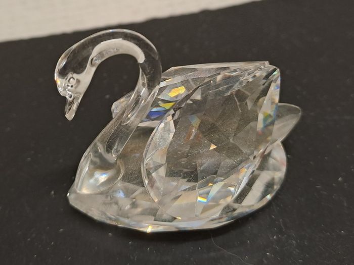 Authentic Swarovski Crystal Swan Figurine