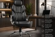 Office chair, ergonomic swivel chair, with folding armrests