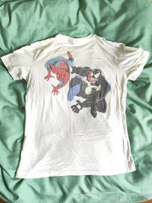 Spider-Man Venom T-Shirt Marvel Comics H&M Spiderman M Size 100% Cotton