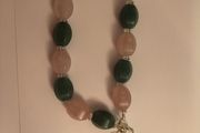 Aventurine &amp; Rose quartz necklace