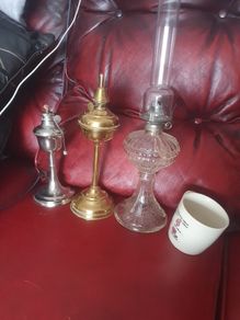 vintage oil lamps