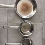 3-Piece Stainless Steel Pot & Pan Set with Lids Image 2