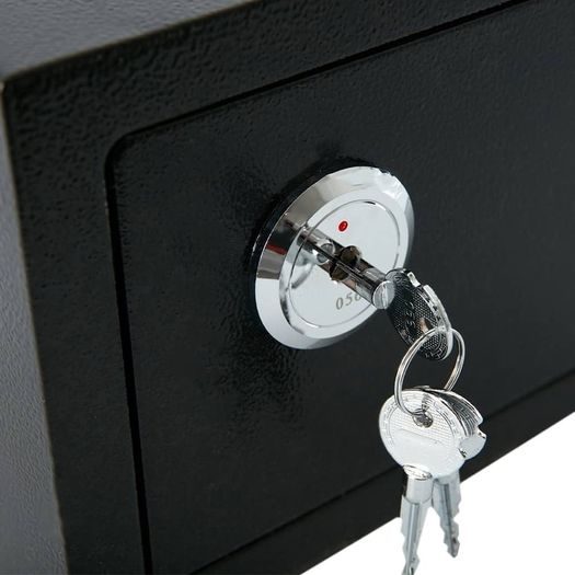 NEW SALE | Small Safe With Keys | High Security Safety Box | Steel Lock Safes | Home Office Money Cash Storage Box