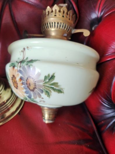 Victorian oil lamps