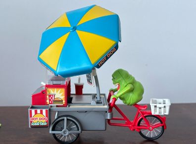 Playmobil Hot Dog Stand with Slimer