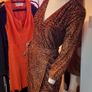J Crew Velvet Leopard print Dress Image 2