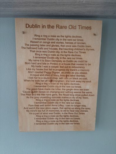 song lyrics, gift, present, birch plywood, birthday, wedding