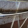 Mercedes SL R107 rear bumper chrome shells / cover Image 4