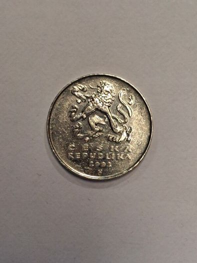 Czech republic 5 korun coin