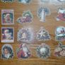 50pcs Retro Christmas/New Year Stickers Image 4