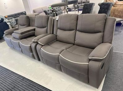 Chloe 3+2 Seater Micro Fabric Recliner Sofa