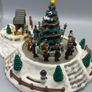 Enesco PineHollow Village Square Christmas Tree Music Box Image 7