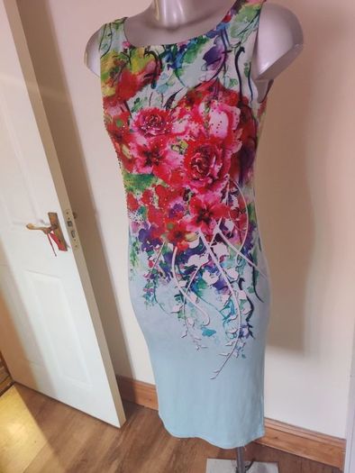 Crimson Ivy USA midi floral dress size UK10 EU38 Postage included