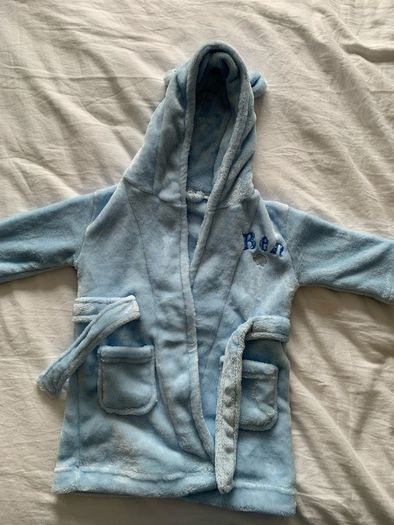 Embroidered Dressing Gown