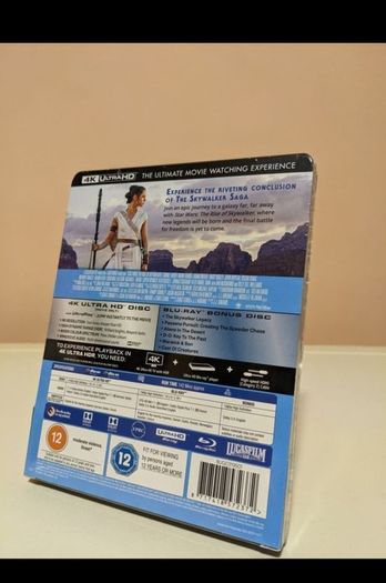 Star Wars Episode IX: The Rise of Skywalker - Zavvi Exclusive 4K Ultra HD Steelbook (3 Disc Edition includes Blu-ray)