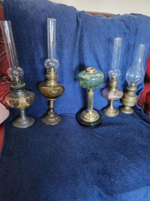 Vintage oil lamps