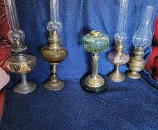 Vintage oil lamps