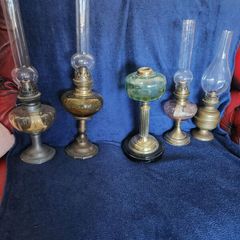 Vintage oil lamps