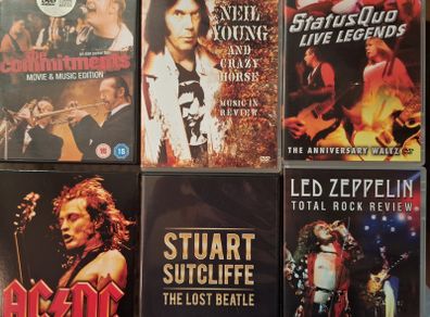 Music and documentary dvds