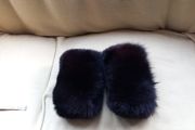 Fox Cuffs Dk.Brown/Black (Genuine Fur)