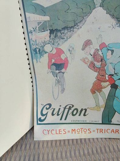 Vintage French cycling poster