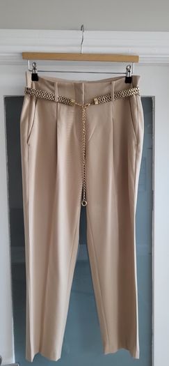 CAMBIO Kate tan cigarette style pants Sz 10UK - Bnwot -Rrp 159.90