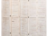 5-Panel Room Divider 175x165 cm Wood