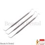 3x Dental Examination Probe 6/23 Explorer Endodontic Cleaning Double Ended Tool Image 2
