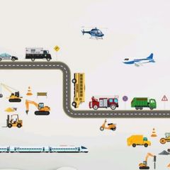 Cars vehicles kids wall stickers