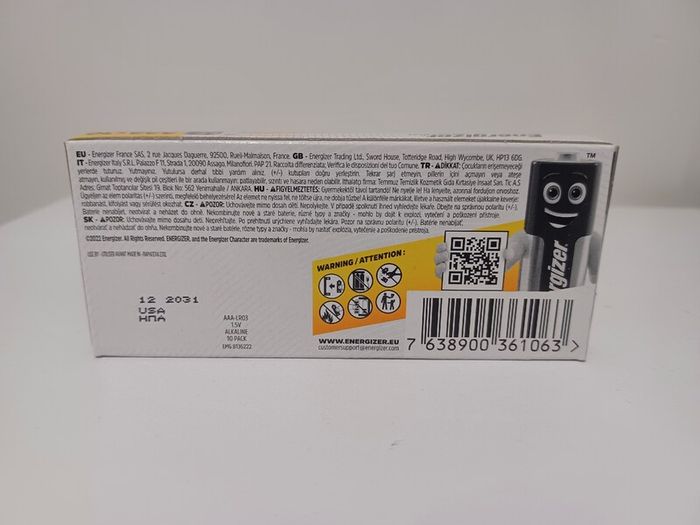 Energizer Industrial AAA Batteries