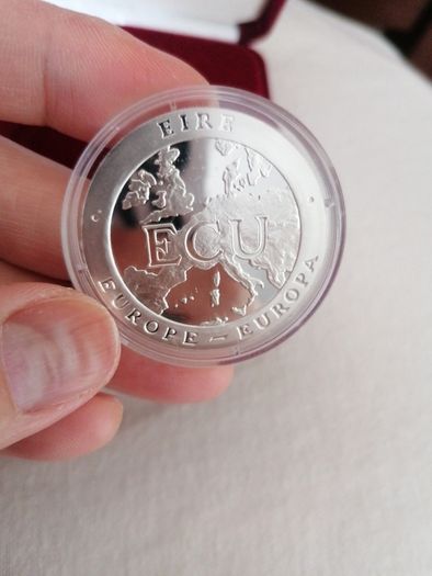 1992 Ireland Silver Proof ECU Coin