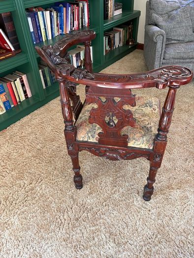 Antique Edwardian Corner Chair