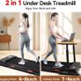 Walking Pad Treadmill with Incline, ADREAM Foldable Under Desk Treadmill, Portable 2 in 1 Walking Running Machine with Remote Control and LED Display Image 2