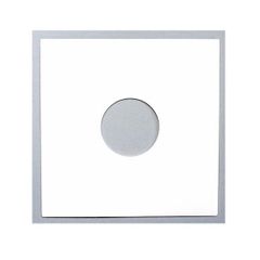 10 x 12" WHITE Vinyl Replacement Card Sleeve Covers - Disco bags With Diecut Hole - BEST QUALITY