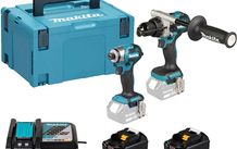 Makita DLX2549TJ 18V LXT Brushless Twin Kit DHP492 Combi Drill and DTD173 Impact Driver with 2x 5Ah Batteries
