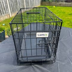 Small Dog Crate (Foldable) with Fray - Good Condition