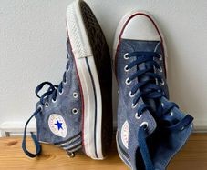Converse Chuck taylor denim high top 37.5/ uk 4.5