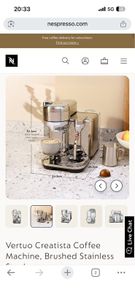 New Sage Nespresso Vertuo Creatista