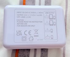 travel plug with 4 usb port