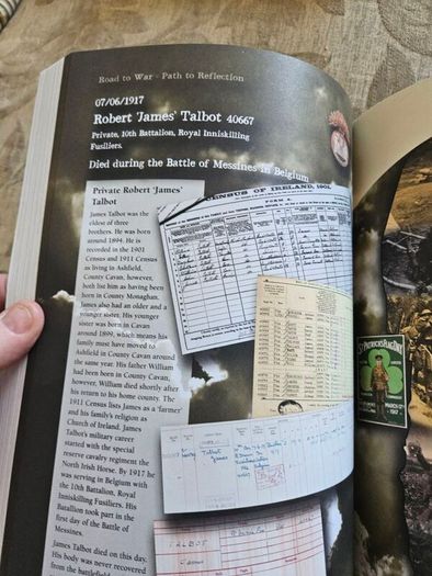 A First World War Centenary  Roll Of Honour For County Cavan. By Michael Finnegan. First Edition Large Volume Hardback In Very Good Condition.  See Photos For Same.