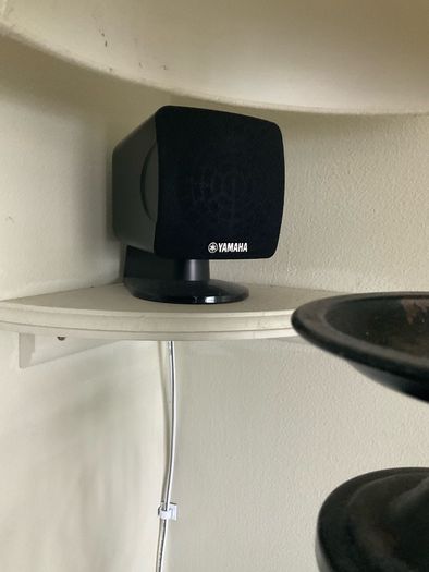 Yamaha reciever and surround sound.