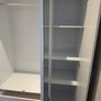 Nevada White Three Door Two Drawer Mirrored Wardrobe Image 3