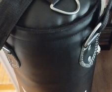 Punching boxing bag