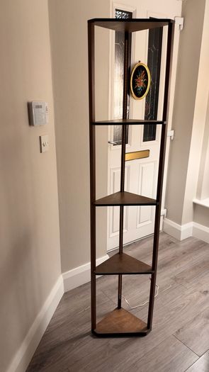 Corner Led Light Shelf Unit